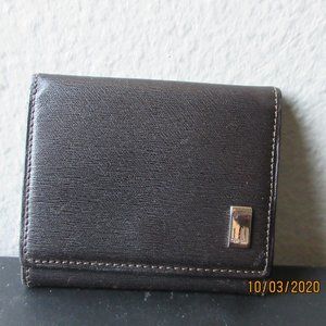 Alfred Dunhill Black Coin Case Wallet